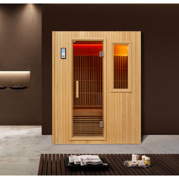 Инфракрасная сауна Mexda WS-1603SR красный кедр 1500*1000*1900