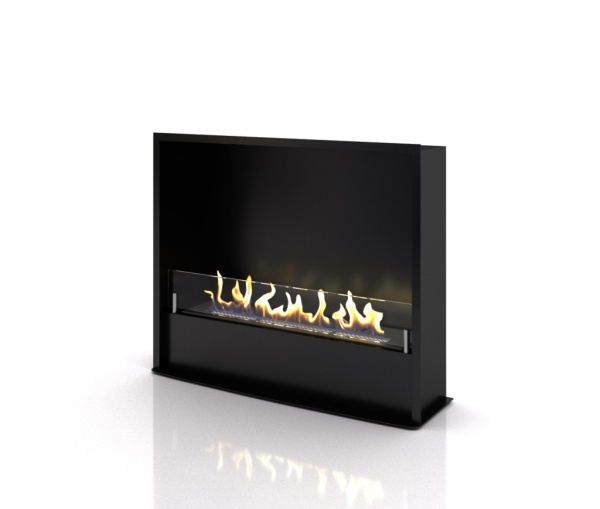 Биокамин в мраморном портале Firezo Fortuna