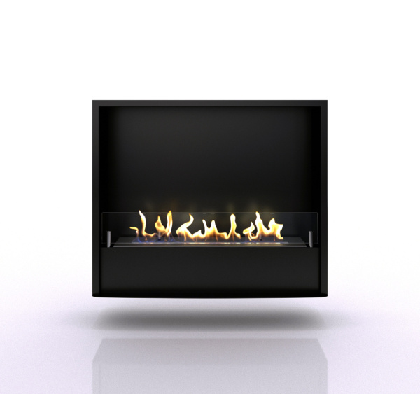 Биокамин в мраморном портале Firezo Fortuna